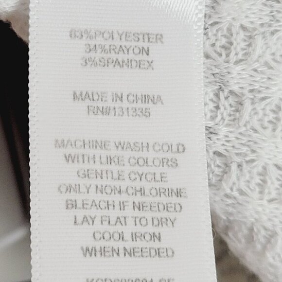 Nine Britton Sz Small Duster Cardigan Off White Full Button Up Ultra Soft EUC - Picture 7 of 10